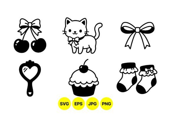 Cute Kitty and Sweet Charms