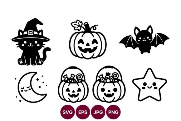 Halloween Vector Icons Set