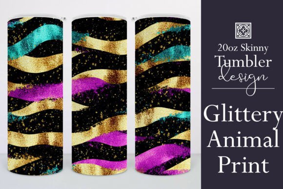 Zebra Stripes 20oz Tumbler Wrap 6